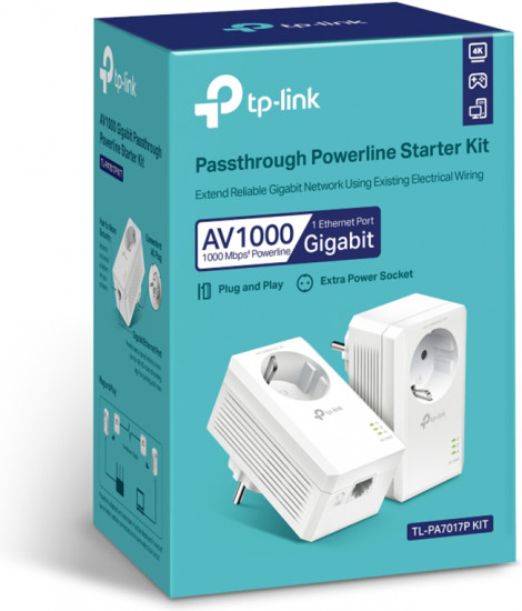 Комплект адаптеров Powerline TL-PA7017P KIT