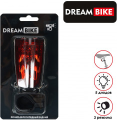 Фонарь велосипедный задний «JY-2L-A» - Фото 1