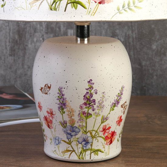 Лампа настольная «Полевые цветы»