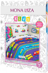 Комплект постельного белья «Машинки», арт.501015, 1,5 спальный, бязь (1 наволочка 70 х 70) - Фото 2