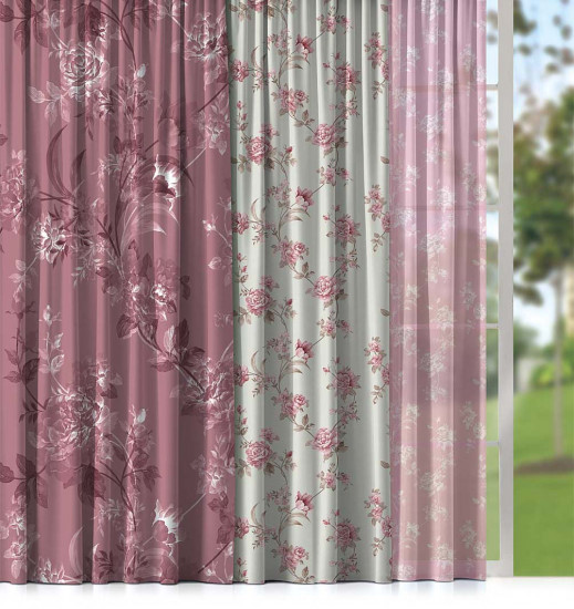Шторы «Plum Rose»