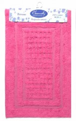 Коврик для ванной «Terreno» (50х80, 100% хлопок, цвет розовый) - Фото 1