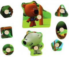 Пазл-вкладыш «Ми-ми-мишки.Фотоохота» - Фото 3