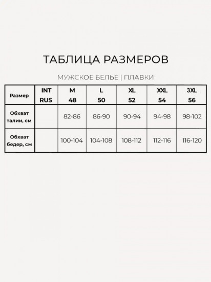 Плавки мужские