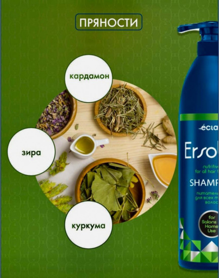 Шампунь Ersolle Nutritive For All Hair Types