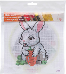 Набор для вышивания «Зайка с морковкой» - Фото 3