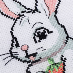 Набор для вышивания «Зайка с морковкой» - Фото 4