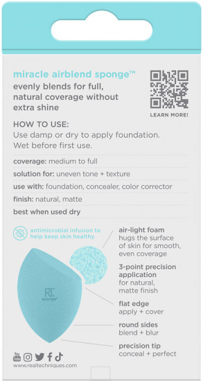 Спонж для макияжа «Miracle Airblend Sponge»