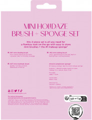Набор мини-кистей и спонж для макияжа «Mini Holidaze Brush and Sponge Set» - Фото 1