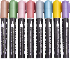 Набор маркеров меловых «Металлический шелк» - Фото 3