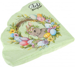 Салфетки бумажные «Пасхальный венок» - Фото 1