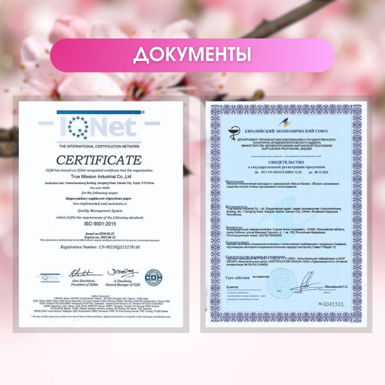 Набор анионовых дневных прокладок