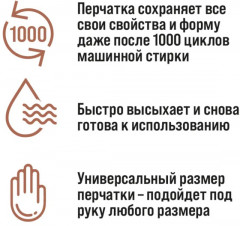 Перчатка для груминга «Grooming Mitt» - Фото 7