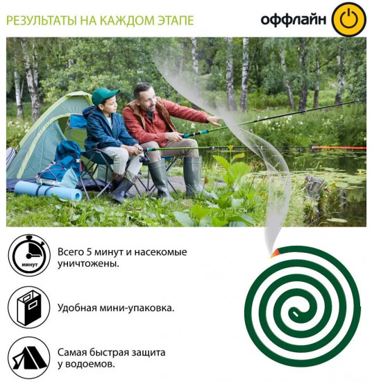 Спирали от комаров «Быстро»