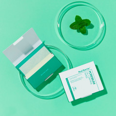 Матирующие салфетки от жирного блеска с мятой Porebium Oil Control Paper - Фото 3