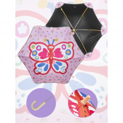 Зонт детский механический «Счастливая бабочка» - Фото 2