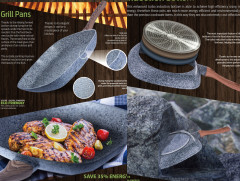 Набор из 3 сковород «Forest Line» (диаметр 20/24/28 см) - Фото 3