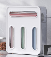 Органайзер для хранения пластиковых пакетов 3 отсека - Фото 6