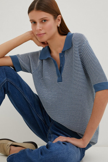 Джемпер-поло женский