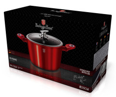 Кастрюля с крышкой «Burgundy Metallic Line» - Фото 1