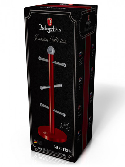 Подставка для чашек «Metallic red Passion Collection»