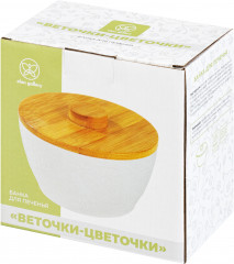 Банка для печенья «Веточки-цветочки» - Фото 4