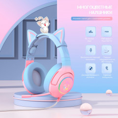 Игровые наушники «Lilac Cat» - Фото 3