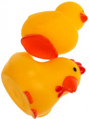 Набор игрушек для ванны «Курочка и петушок» - Фото 3