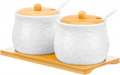 Набор банок для продуктов «Веточки-цветочки» - Фото 5