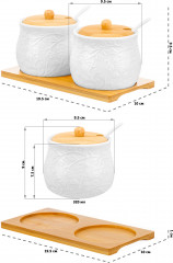 Набор банок для продуктов «Веточки-цветочки» - Фото 6