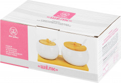 Сахарница и солонка «Шелк» - Фото 2