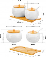 Сахарница и солонка «Шелк» - Фото 6