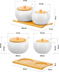 Сахарница и солонка «Лоза» - Фото 6