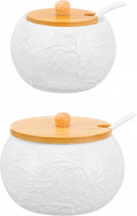 Сахарница и солонка «Веточки-цветочки» - Фото 3