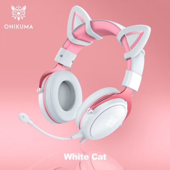 Игровые наушники «White Cat»
