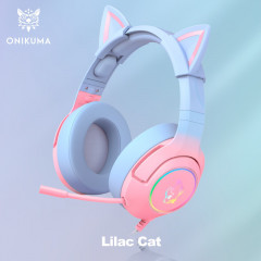 Игровые наушники «Lilac Cat» - Фото 1
