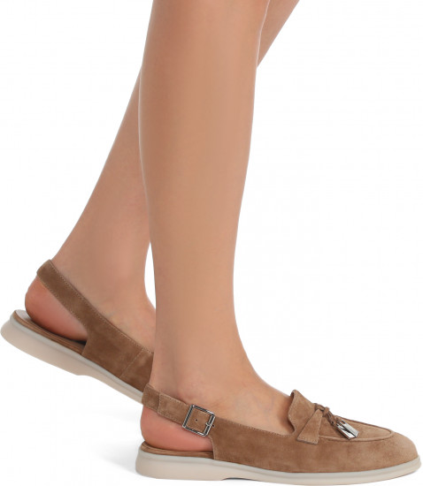 Лоферы-слингбэки женские