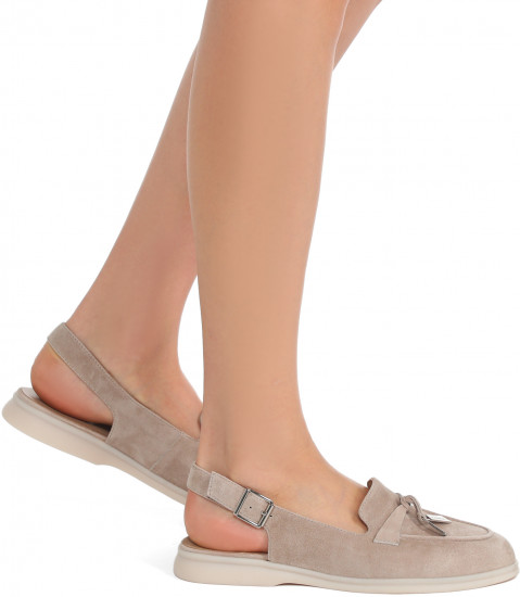 Лоферы-слингбэки женские