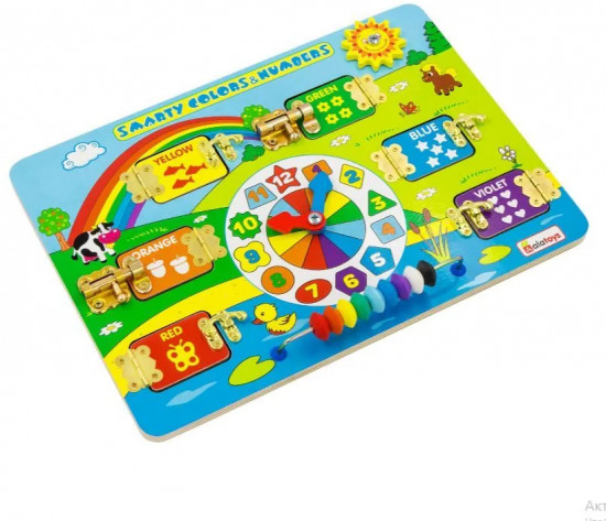 Бизиборд «Smarty Colors & Numbers»