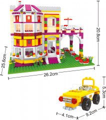 Конструктор «Большой двухэтажный дом» - Фото 1