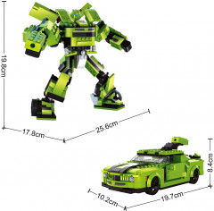 Конструктор «Роботы, военный спортивный автомобиль» - Фото 1