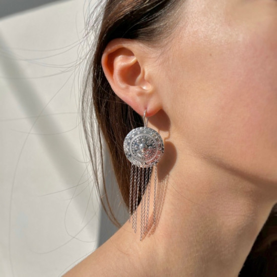 Серьги из серебра
