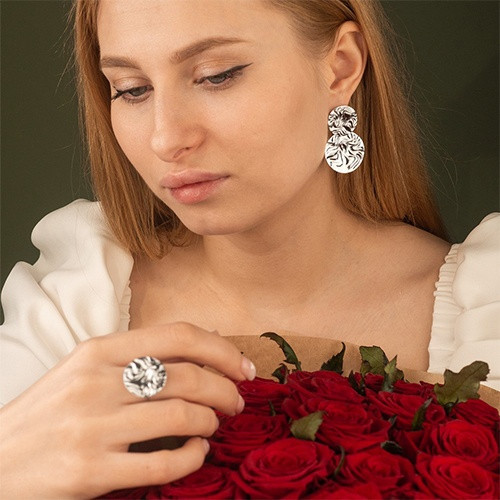 Серьги из серебра