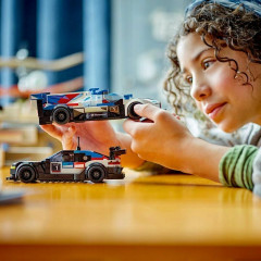 Конструктор Speed ​​Champions 76922 Гоночные автомобили BMW M4 GT3 и BMW M Hybrid V8 - Фото 6