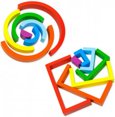 Набор пирамидок «Радуга» - Фото 5