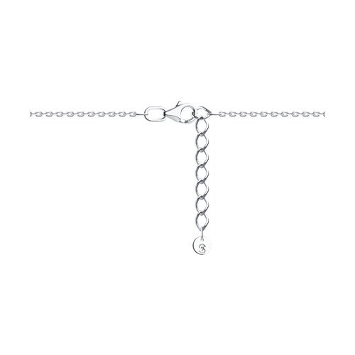 Браслет из серебра с фианитами