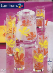 Набор для напитков Pop Flowers (графин, 6 стаканов) - Фото 3