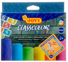 Мелки цветные (6 шт), круглые - Фото 1