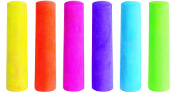 Мелки цветные (6 шт), круглые - Фото 2