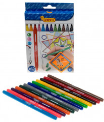 Фломастеры двусторонние (12 шт) - Фото 2